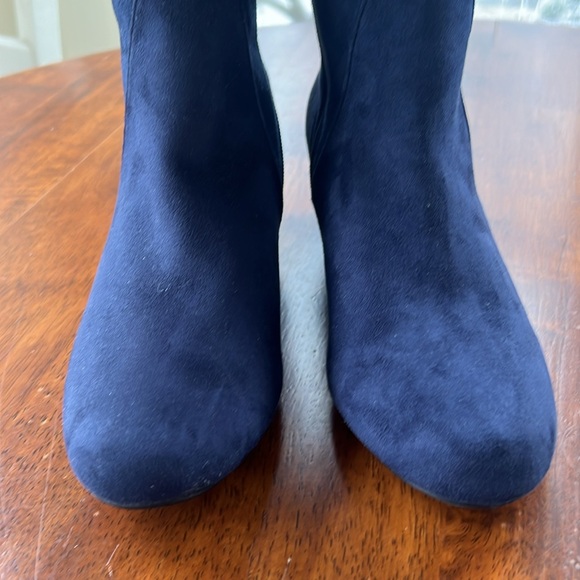 NWT Impo Gitali Stretch Blue Suede Boots - Picture 4 of 8